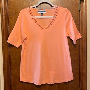 Karen Scott Cutout Shirt